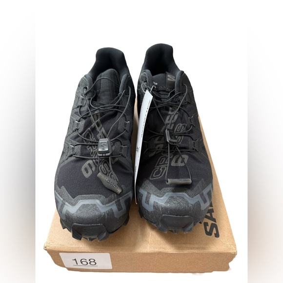 NIB Salomon Women’s Speedcross 6 Trail Running Shoes in Black/Phantom size 8.5 - Picture 6 of 10